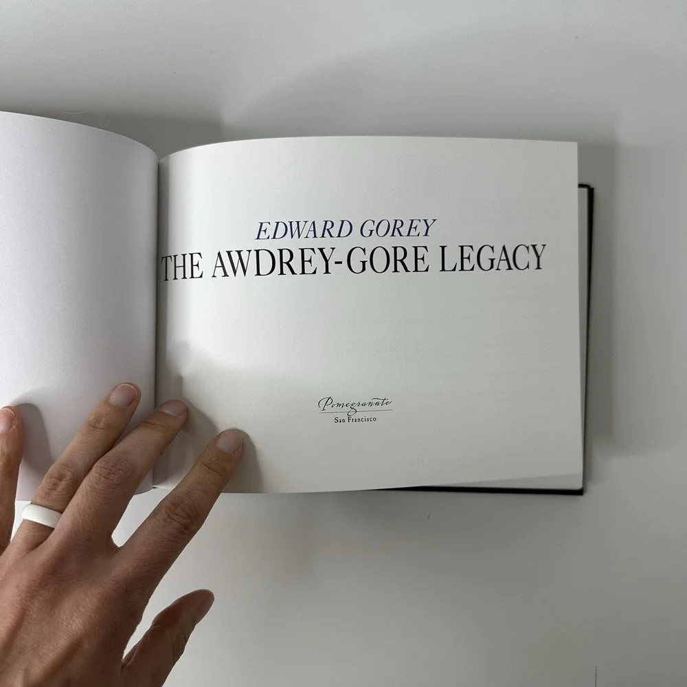 The Awdrey-Gore Legacy HC/DJ Book Edward Gorey 2010 Pomegranate Newer Edition